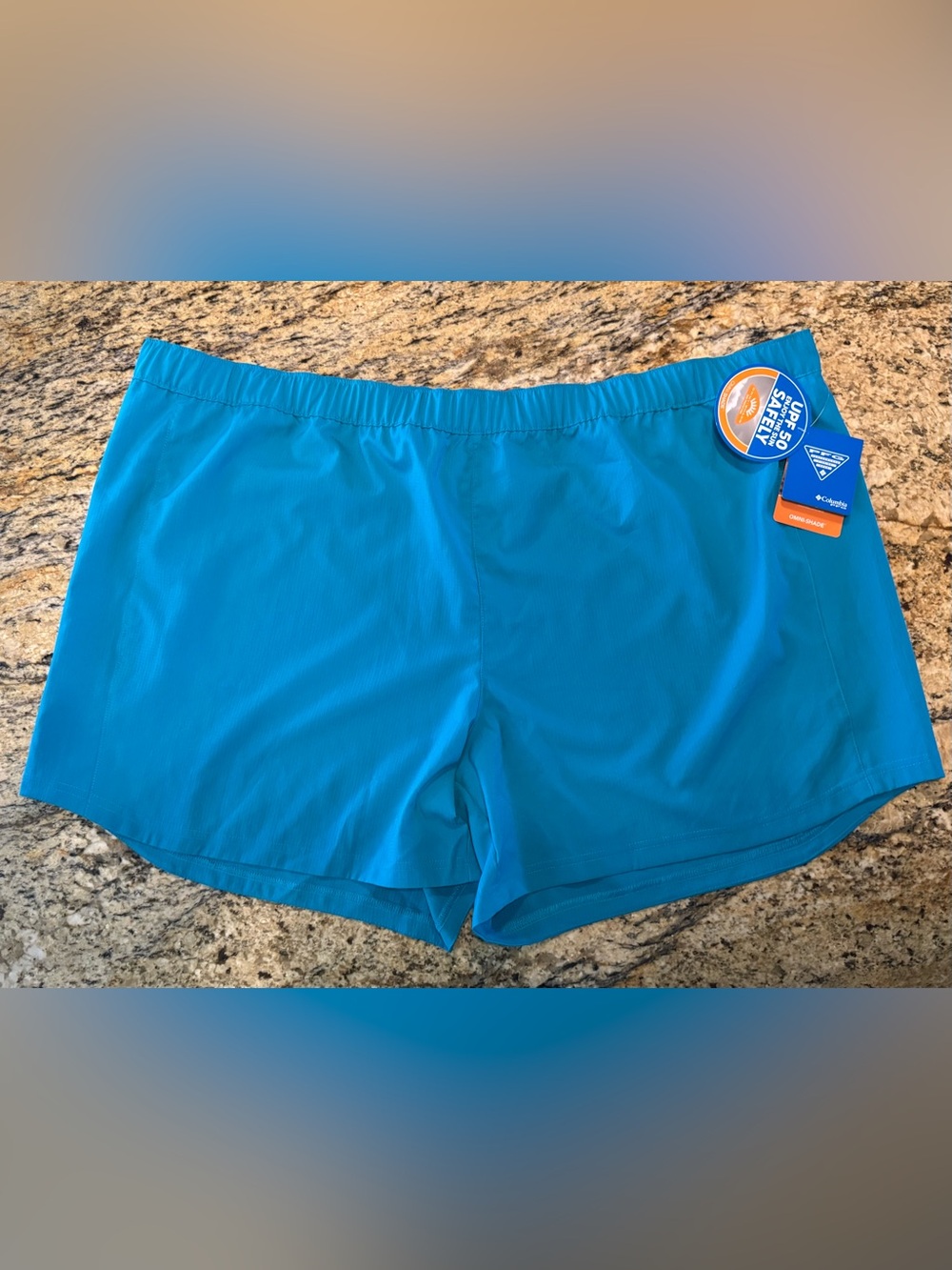 Women's Columbia PFG Omni-Shade Pull-On Shorts 5”Inseam size 3X New